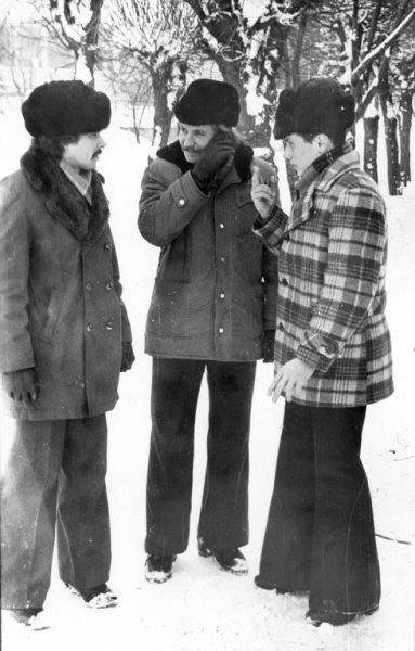 »Стиляги» на вулиці в Луцьку, 1970-ті роки