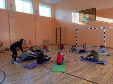 На Волині ліцеїсти займаються у відремонтованому спортзалі. ФОТО