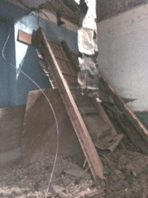 На Волині у сільському клубі обвалилася стеля. ФОТО