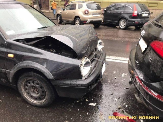 У Луцьку – аварія. ФОТО