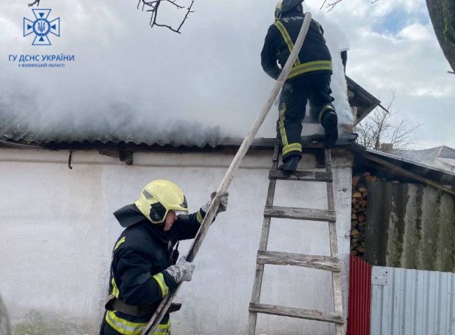 Пожежі на Волині: горіли два будинки, два магазини та дві господарські споруди