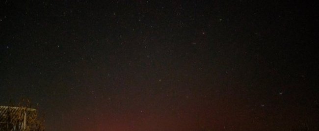 На Волині зафіксували полярне сяйво