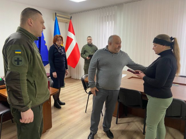 Дружині Героя з Луцького району вручили його посмертну нагороду