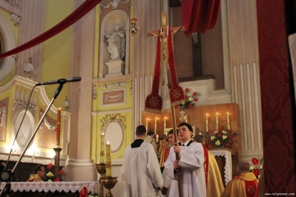 Католицький Великдень у Луцьку. ФОТО