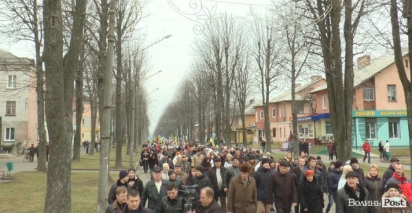 Марш миру «Я - Волноваха» у Нововолинську. ФОТО