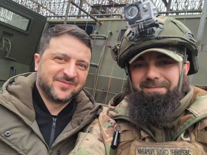 Воїн з Волині супроводжував президента на передову