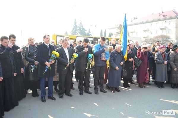 У Луцьку вшанували пам'ять Шевченка. ФОТО