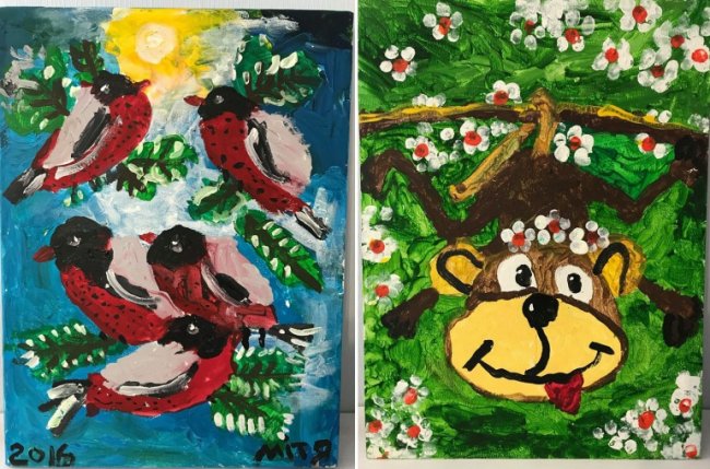 У Луцьку відкрили виставку картин першокласника