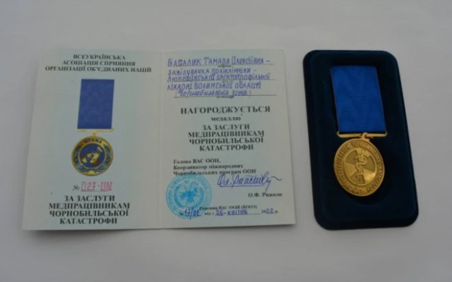 Лікарку з Волині нагородили медаллю ООН