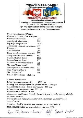 Нововолинським бійцям передали амуніцію. ФОТО