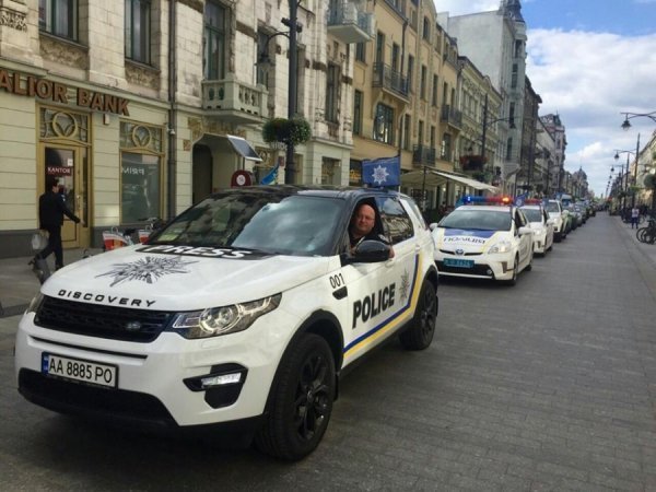 Луцькі патрульні взяли участь у міжнародному автопробігу поліцейських. ФОТО