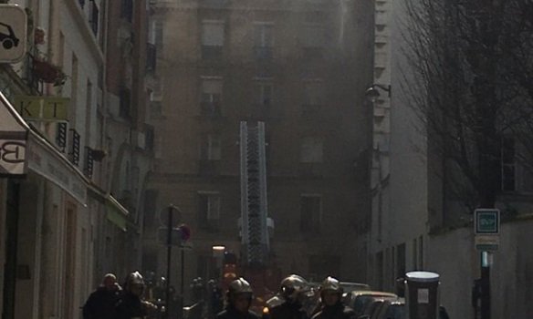 Вибух у центрі Парижа: п'ятеро постраждалих. ФОТО 