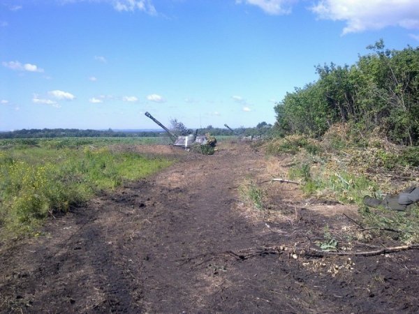 Гармата. Швидка доставка «подарунків» до сепаратистів.