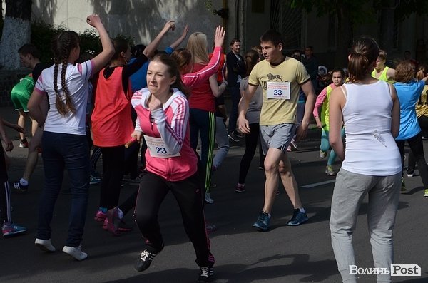 У Луцьку – легкоатлетична естафета. ФОТО