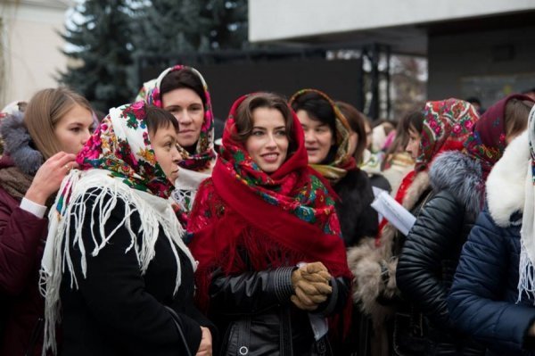 Як у центрі Луцька протестанти святкували Різдво