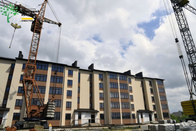 ЖК «Парковий квартал», який у Ковелі зводить «Інвестор», зазеленів. ФОТО