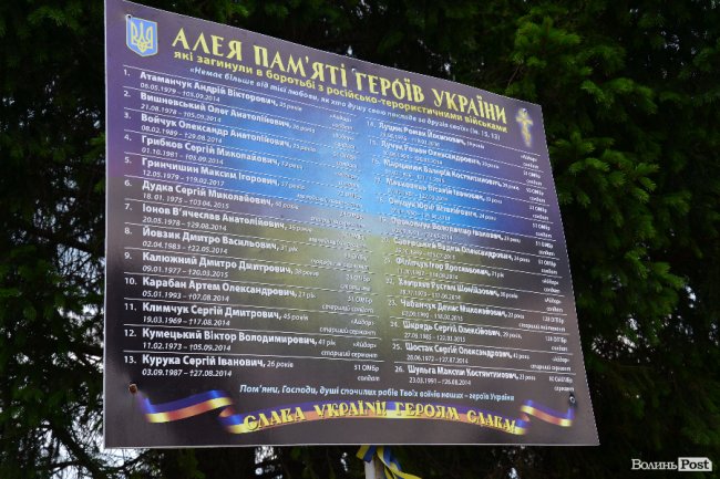 У Луцьку поховали атовця Володимира Бабія