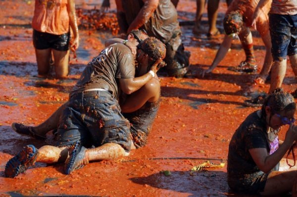 Бої помідорами в США. ФОТО