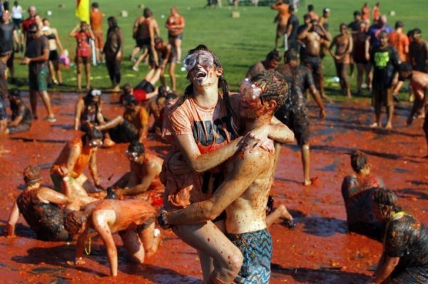 Бої помідорами в США. ФОТО