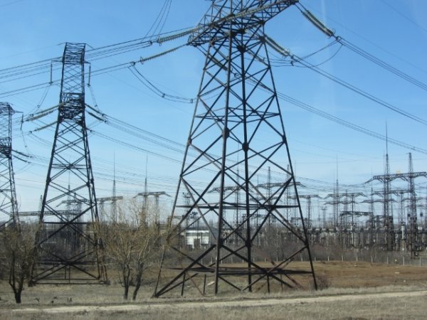 Фото згорілої електростанції