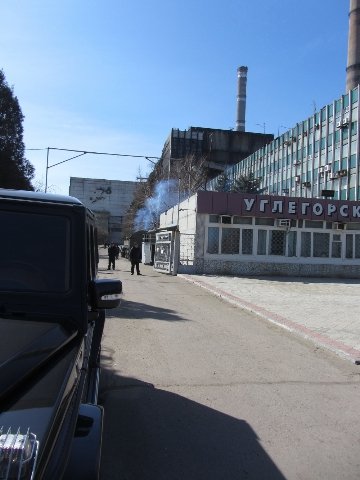 Фото згорілої електростанції