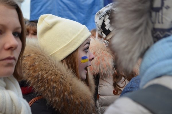 Студентський мітинг у Луцьку. ФОТО. ВІДЕО