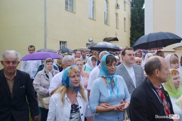 Патріарх Філарет очолив храмове свято у соборі в Луцьку