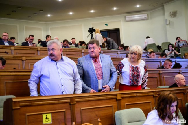 Депутати Володимир Дибель, Михайло Імберовський і Людмила Тимощук