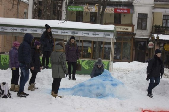 У Вінниці зліпили майже 300 сніговиків. ФОТО