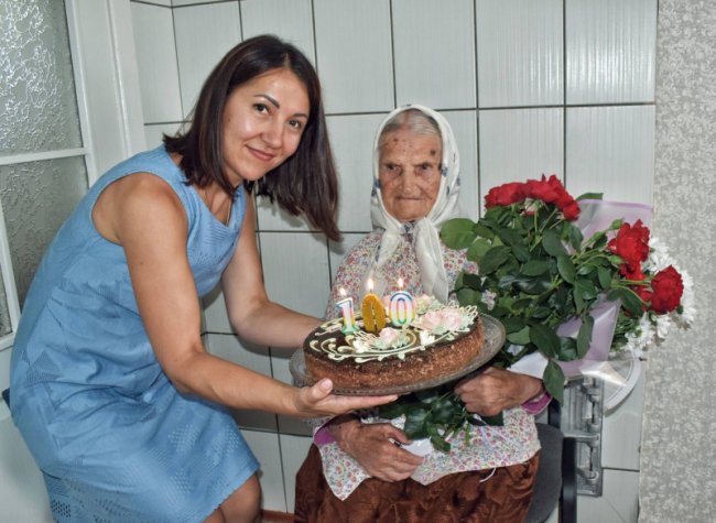 На Волині привітали ювілярку зі сторіччям.ФОТО