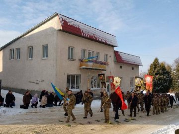 На Волині поховали Героя Олександра Твердохліба