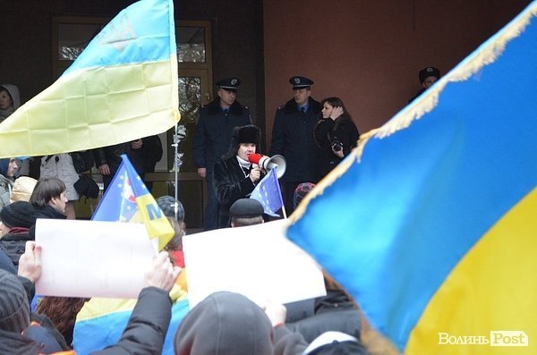Пікет міліції та прокуратури в Луцьку. ФОТО