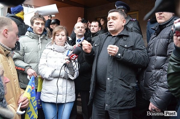 Пікет міліції та прокуратури в Луцьку. ФОТО