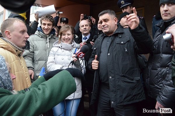Пікет міліції та прокуратури в Луцьку. ФОТО
