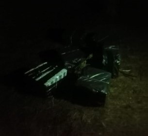 На Волині контрабандисти на швидкості скидали з буса товар. ВІДЕО. ФОТО