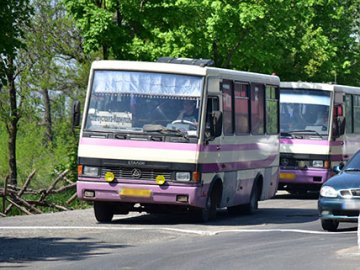 У маршрутці на Волині у спеку включили опалення