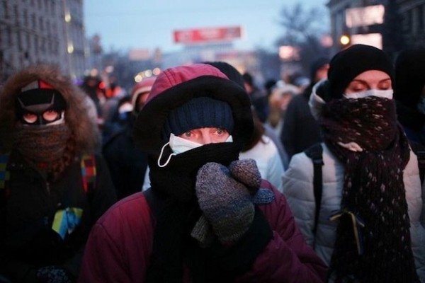 Вражаючі фото сутичок на Грушевського