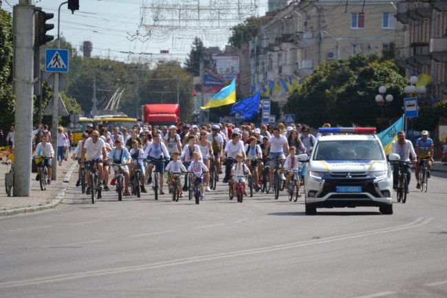 У Луцьку відбувся велопробіг до Дня Незалежності. ФОТО