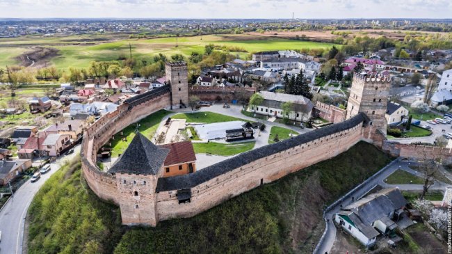 Оприлюднили фото замку Любарта з висоти