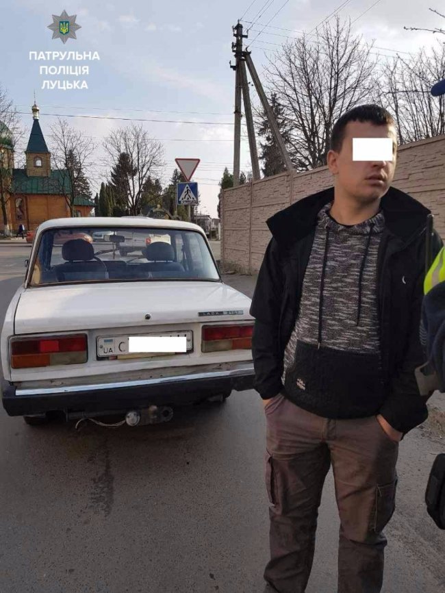 П’яний водій катався парком 900-річчя Луцька