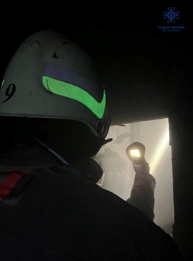 На Волині горів житловий будинок