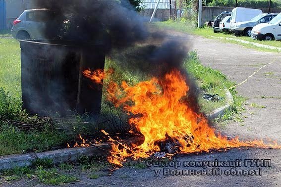 У Ковелі поліція знищила вилучені в злочинців наркотики. ФОТО