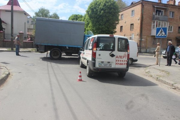 У Луцьку - потрійна аварія. ФОТО