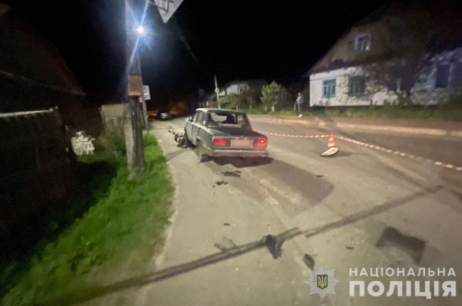 На Волині п'яний водій збив 16-річного скутериста
