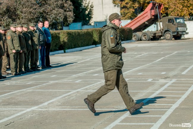 У Луцьку з Днем захисника України привітали нацгвардійців. ФОТО