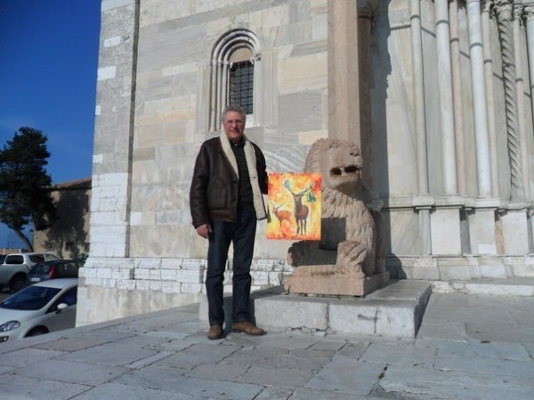 Італієць купив картину молодої художниці з Луцька