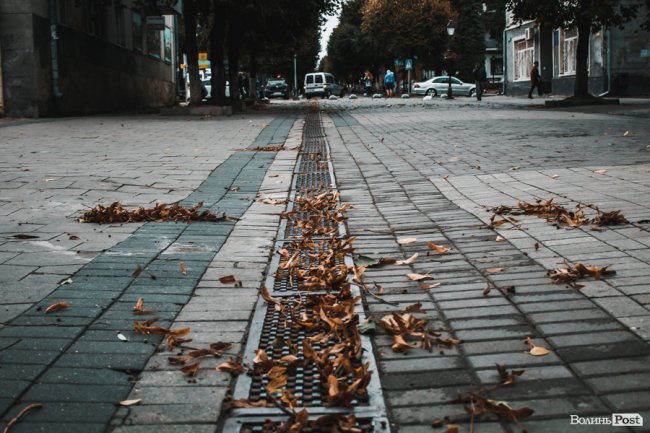 Похмура осінь у Луцьку. ФОТО