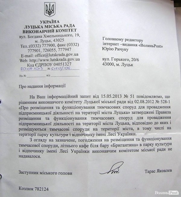 Демонтують луцьке кафе, де «засвітилися» комуністи. ДОКУМЕНТ