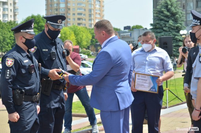 Волинські «шерифи» отримали 25 службових позашляховиків. ФОТО