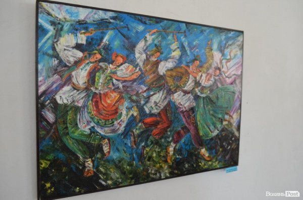 Коли полотна танцюють: у Луцьку відкрили виставку картин «в чотири руки». ФОТО